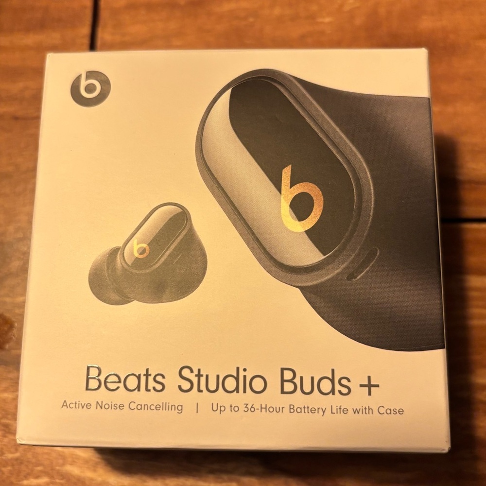 Beats Buds + Plus by Dr. Dre Black and Gold